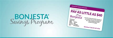 BONJESTA® SAVINGS .